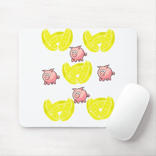 Mousepad Pig Muismat (Met muis)