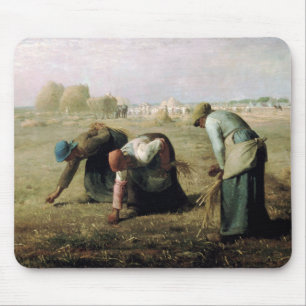 Mousepad Pillow Jean-François Millet - Gleaners 18 Muismat