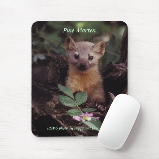 Mousepad/Pine Marten Muismat (Met muis)