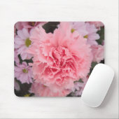 Mousepad Pink Carnatie Beauty Muismat (Met muis)