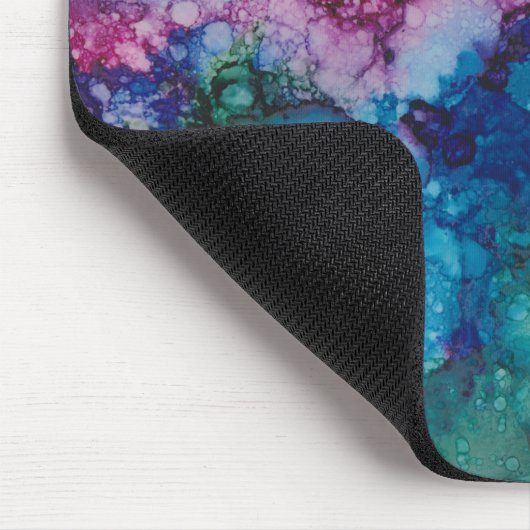 Mousepad "Pinks & Blue Inkblot" Muismat (Hoek)