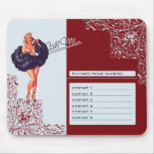 Mousepad - PinUp Muismat (Voorkant)