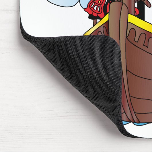 Mousepad "Pirate Ship" Personaliseren Muismat (Hoek)