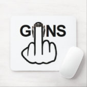 Mousepad Pistolen Flip Muismat (Met muis)