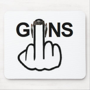 Mousepad Pistolen Flip Muismat