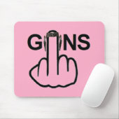 Mousepad Pistolen Flip Muismat (Met muis)