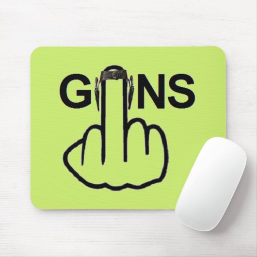 Mousepad Pistolen Flip Muismat (Met muis)