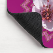 Mousepad - Plum bloesem op medaillistisch Muismat (Hoek)