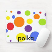 mousepad polka dot muismat (Met muis)