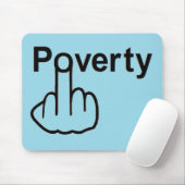 Mousepad Poverty Muismat (Met muis)