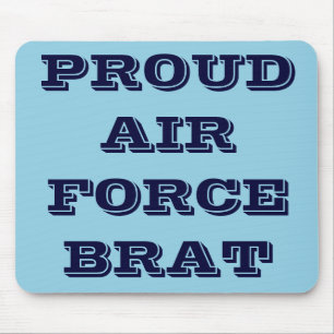 Mousepad Proud Air Force Brat Muismat