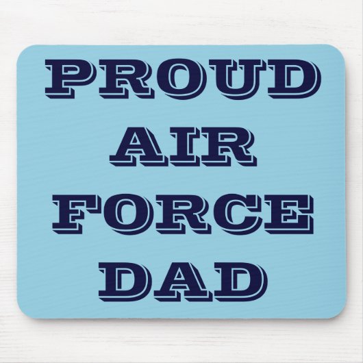 Mousepad Proud Air Force Pa Muismat (Voorkant)