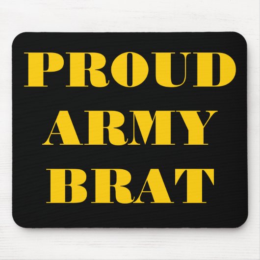 Mousepad Proud Army Brat Muismat (Voorkant)