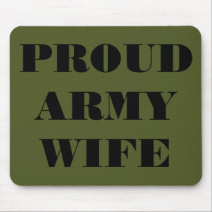 Mousepad Proud Army Wife Muismat