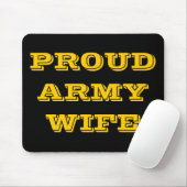 Mousepad Proud Army Wife Muismat (Met muis)
