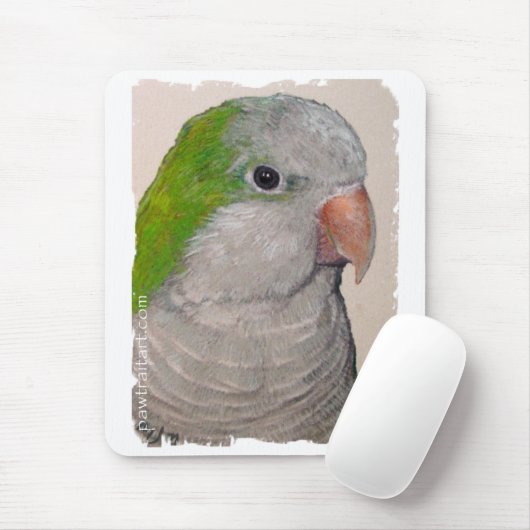 Mousepad - Quaker Parrot Muismat (Met muis)