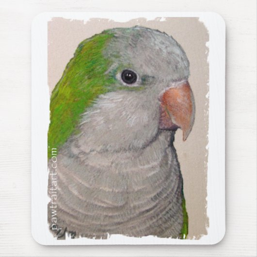 Mousepad - Quaker Parrot Muismat (Voorkant)