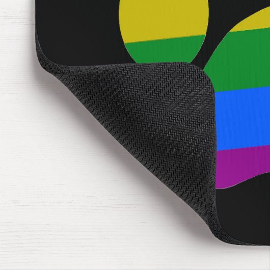 Mousepad Rainbow Paws Muismat (Hoek)
