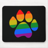 Mousepad Rainbow Paws Muismat (Voorkant)
