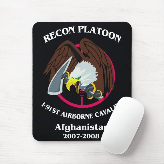 Mousepad - Recon Platoon Logo Muismat (Met muis)