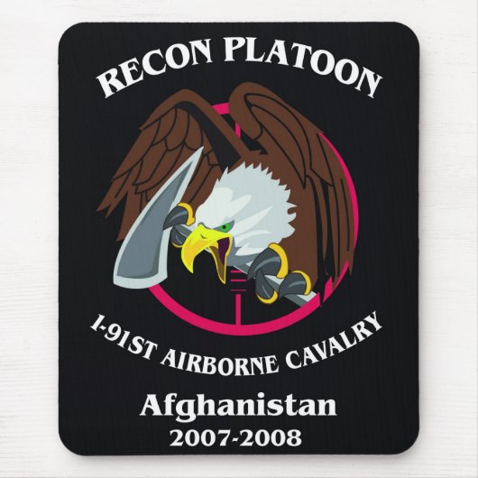 Mousepad - Recon Platoon Logo Muismat (Voorkant)