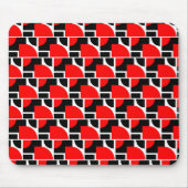 Mousepad Red Pattern AAA Muismat (Voorkant)