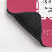 Mousepad - RED - QR - GLAM Collection Muismat (Hoek)