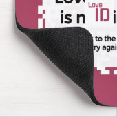 Mousepad - RED - QR - PURE Collection Muismat (Hoek)