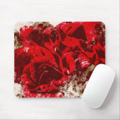 Mousepad Red Rose Waterverf Muismat (Met muis)