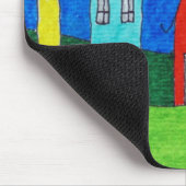 Mousepad- regenbooghuizen 8 muismat (Hoek)