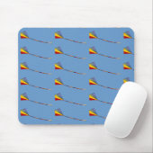 Mousepad - Regenboogvliegers Muismat (Met muis)