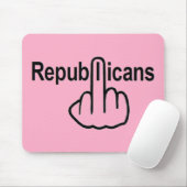 Mousepad Republikeinen omdraaien Muismat (Met muis)