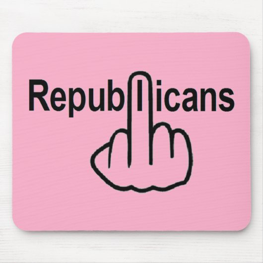 Mousepad Republikeinen omdraaien Muismat (Voorkant)