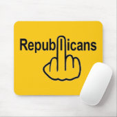 Mousepad Republikeinen omdraaien Muismat (Met muis)