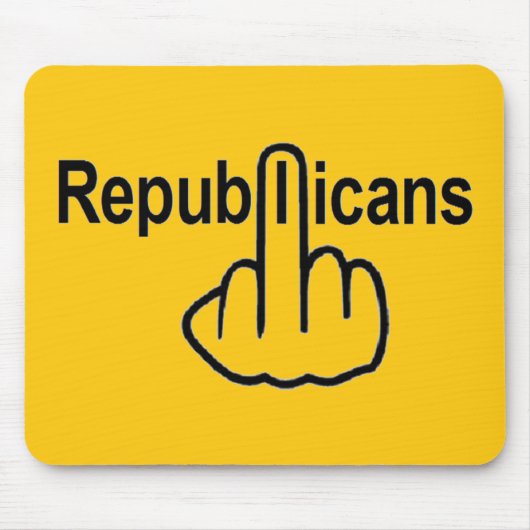 Mousepad Republikeinen omdraaien Muismat (Voorkant)
