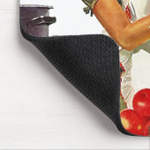 Mousepad ~ Retro Midden-Century thuisconserventoma Muismat (Hoek)