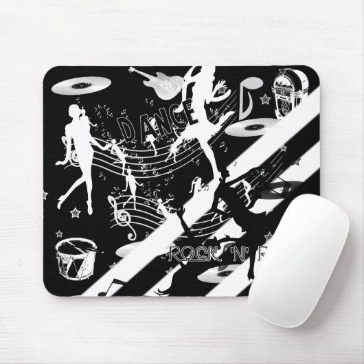 Mousepad Rock 'N' Roll Dance Muismat (Met muis)