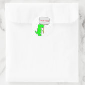 Mousepad Ronde Sticker (Tas)