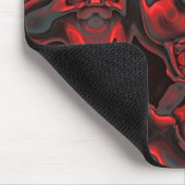 Mousepad Rood Dominant Edelsteen Patroon Muismat (Hoek)