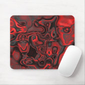 Mousepad Rood Dominant Edelsteen Patroon Muismat (Met muis)