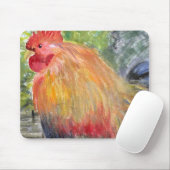 Mousepad Rooster/Chicken Art Muismat (Met muis)