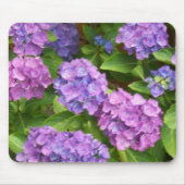  Mousepad, Roze en Blauwe Hydrangeas Muismat (Voorkant)