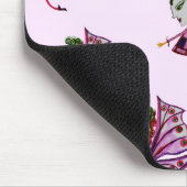 Mousepad roze paddenstoel feeën ontwerp muismat (Hoek)