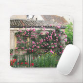 Mousepad:  rozen muismat (Met muis)