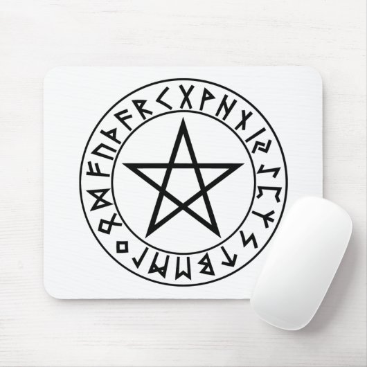 mousepad Rune Pentacle Muismat (Met muis)