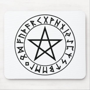 mousepad Rune Pentacle Muismat