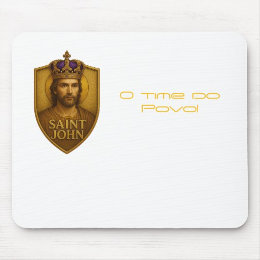 MousePad Saint John FC. Muismat (Voorkant)