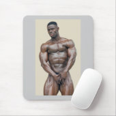 Mousepad, Sam Addo, bodybuilder S39B Muismat (Met muis)