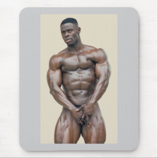 Mousepad, Sam Addo, bodybuilder S39B Muismat