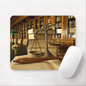 Mousepad Scales of Justice Themis Lawyer Attorney Muismat (Met muis)